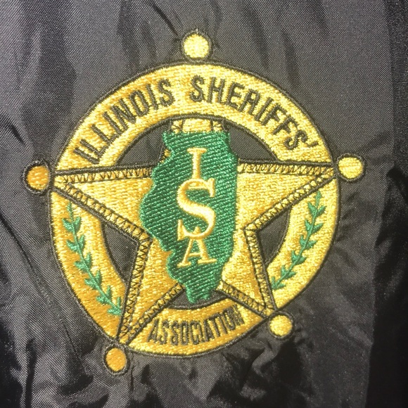 Illinois Sheriffs Association Bomber Styled Jacket - Picture 2 of 7